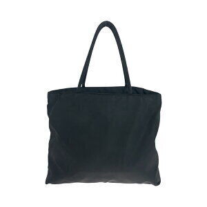 Prada bag Tessuto tote logo triangular shoulder plate black Nylon
